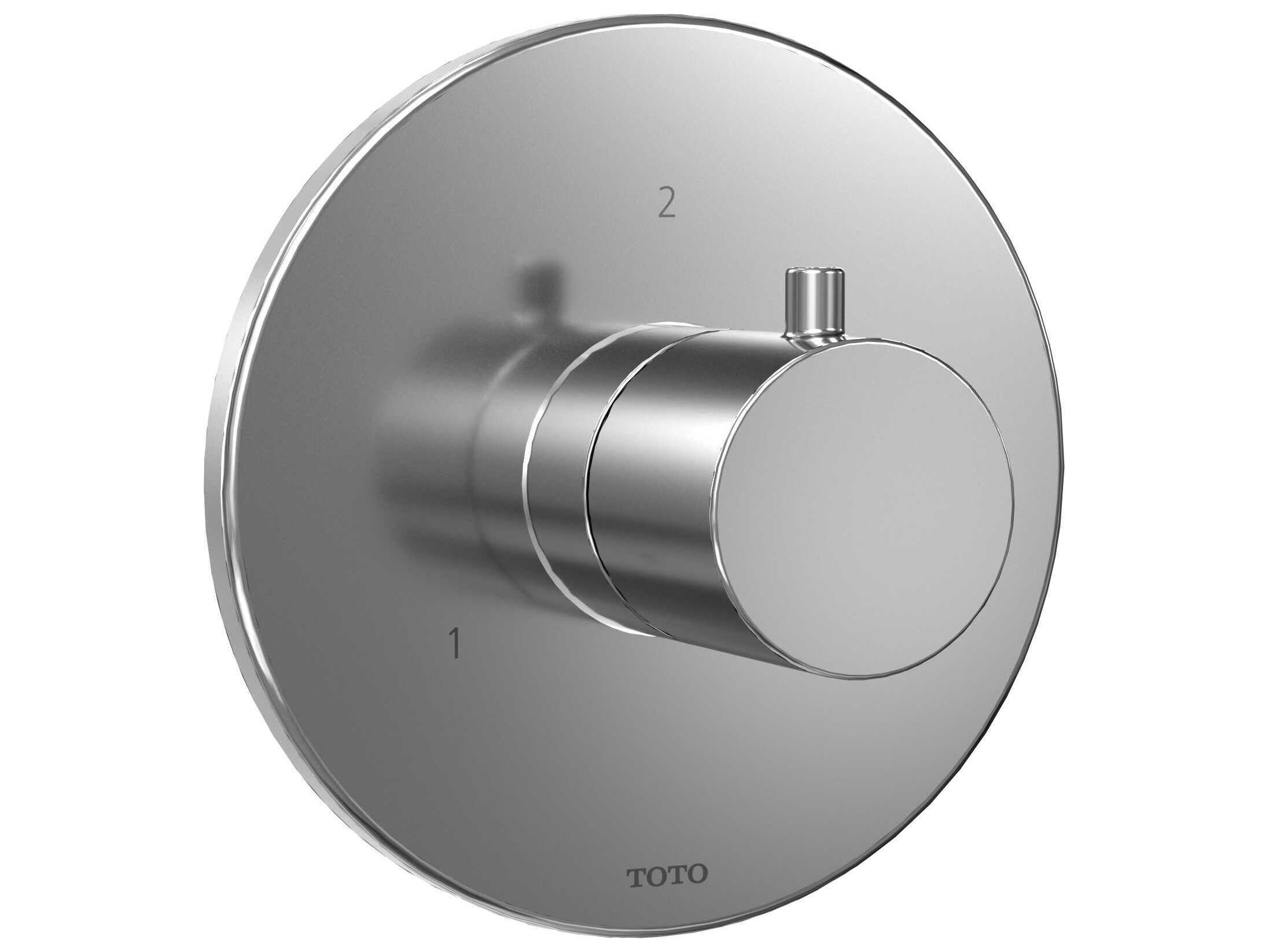 TOTO Round Three-Way Diverter Shower Trim