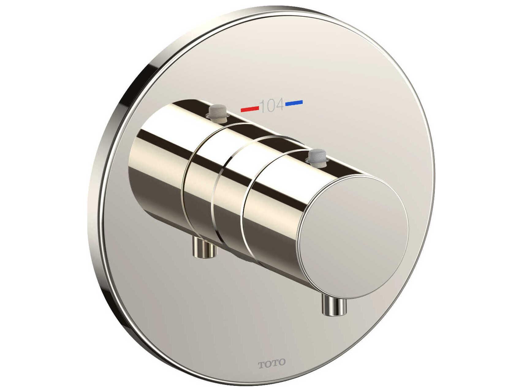 TOTO Round Thermostatic Mixing Valve Shower Trim