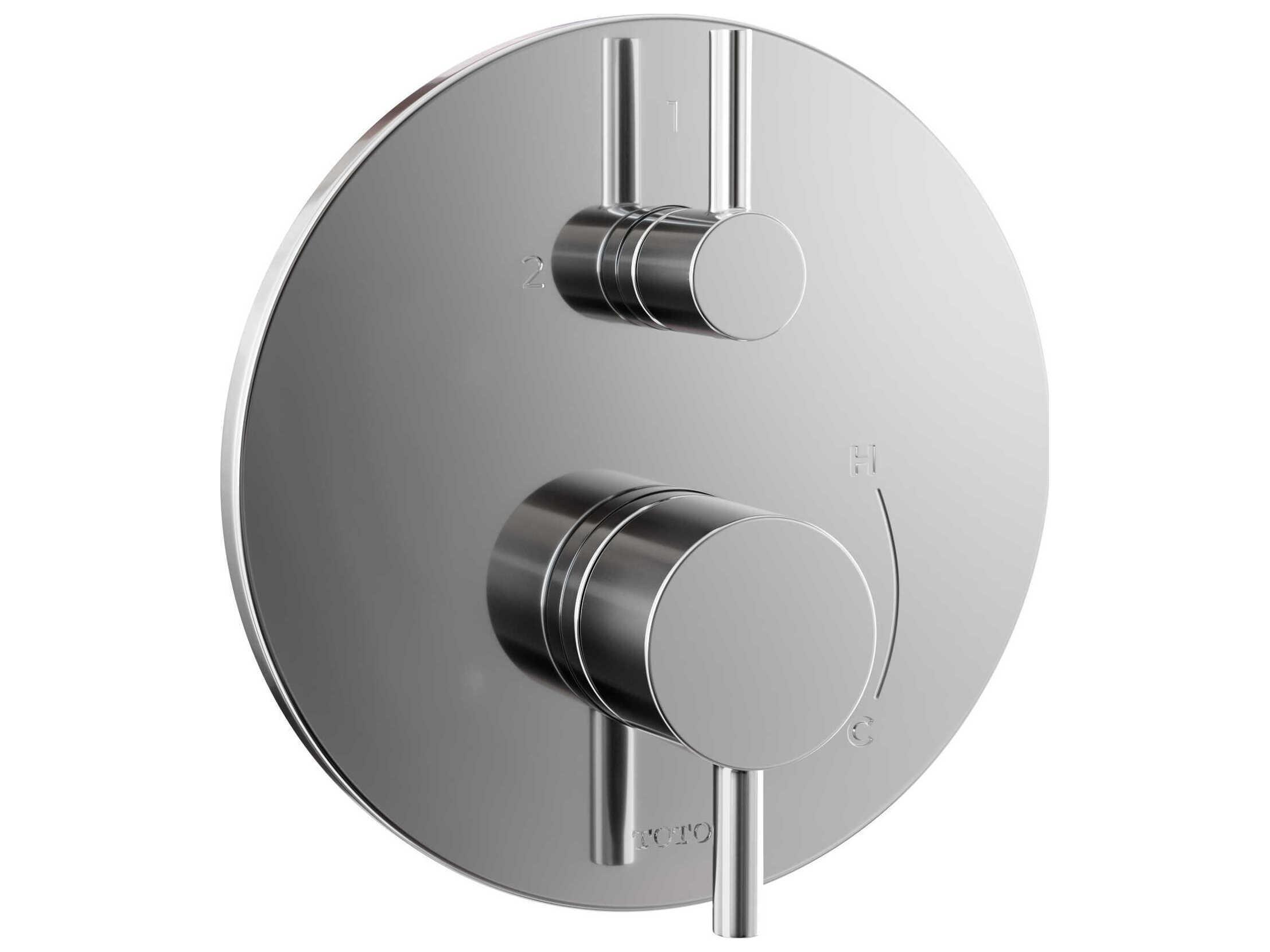 TOTO Round Pressure Balance Valve with Diverter Trim