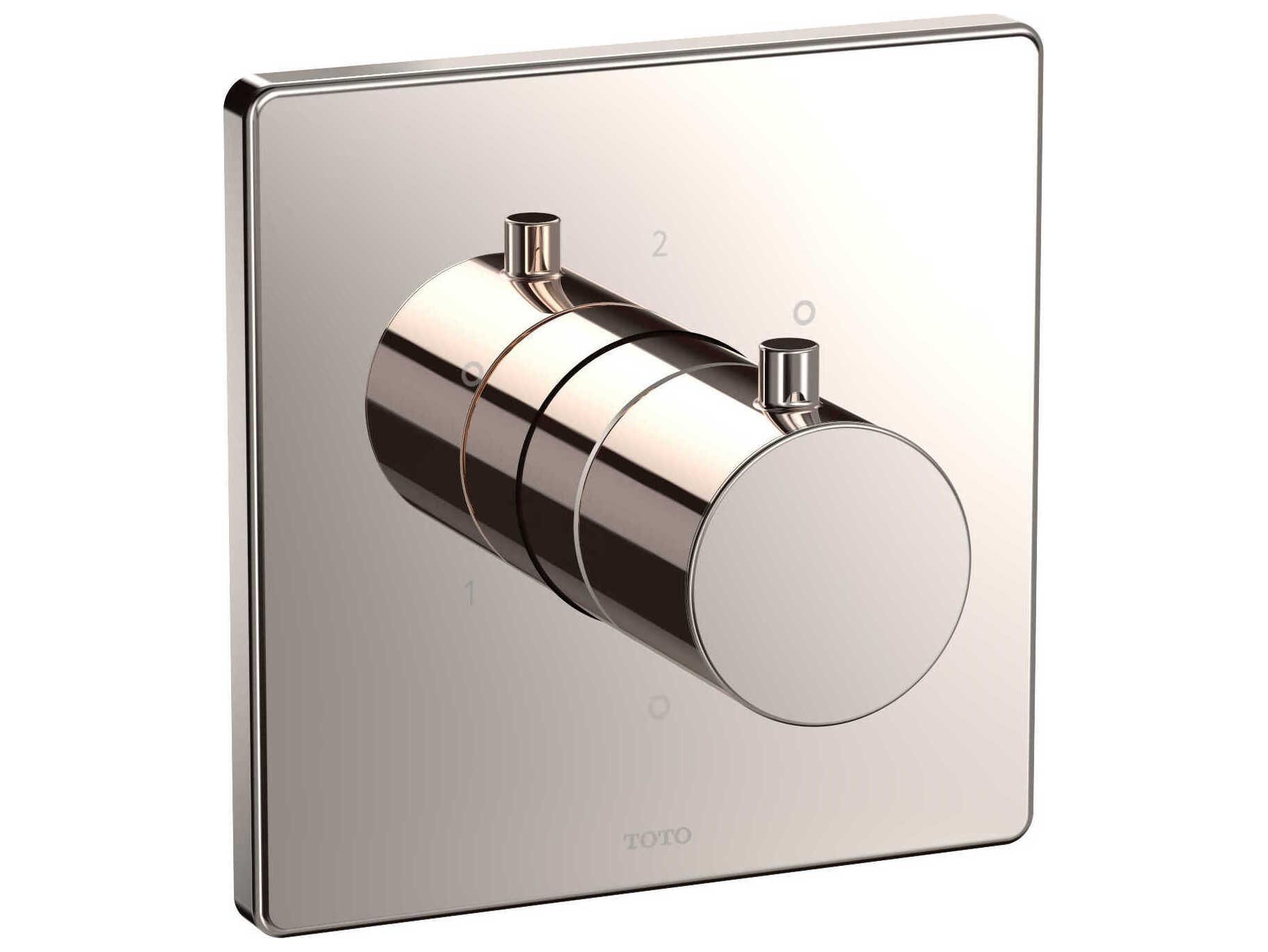 TOTO Square Three-Way Diverter Shower Trim with Off