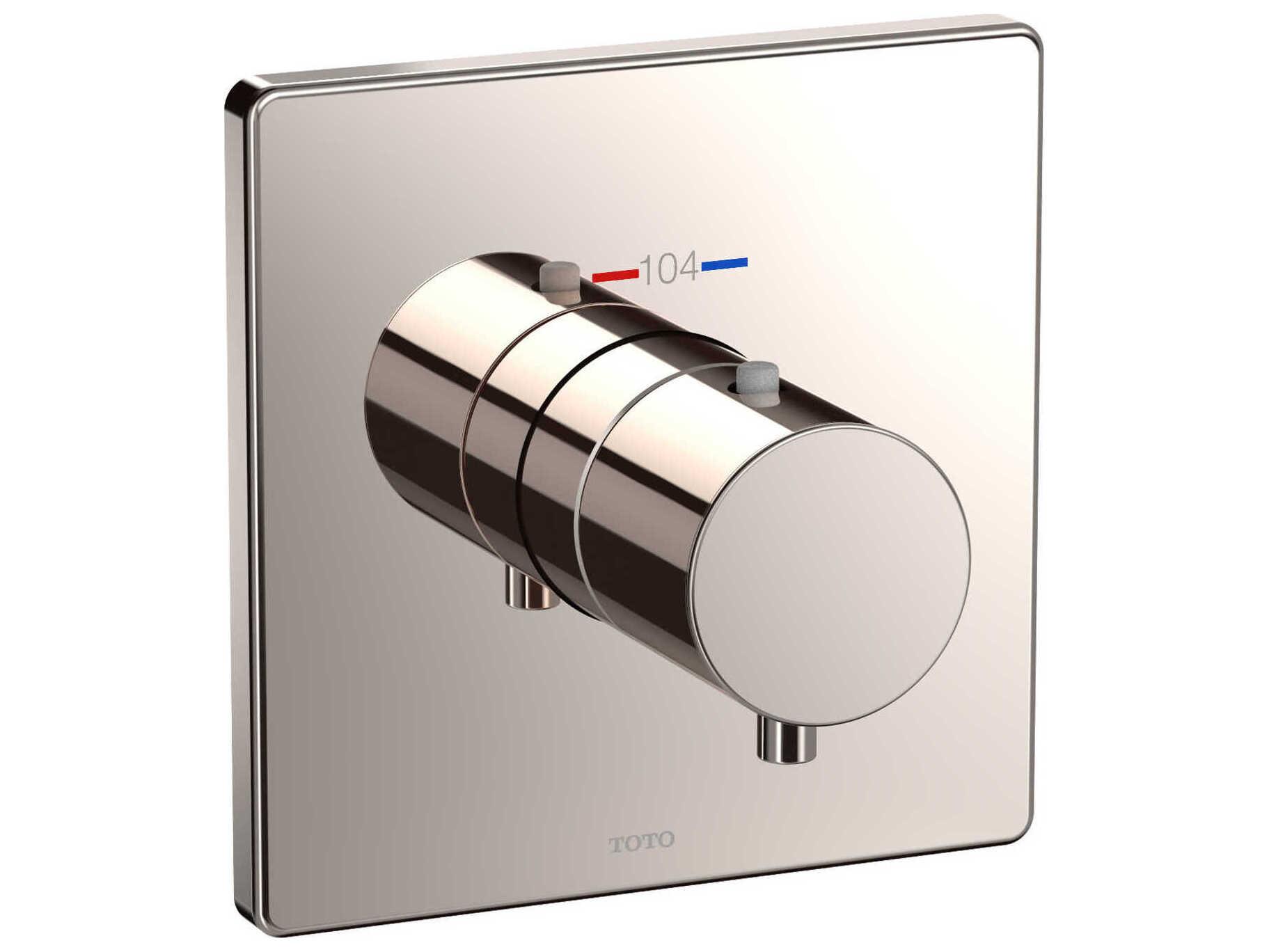 TOTO Square Thermostatic Mixing Valve Shower Trim