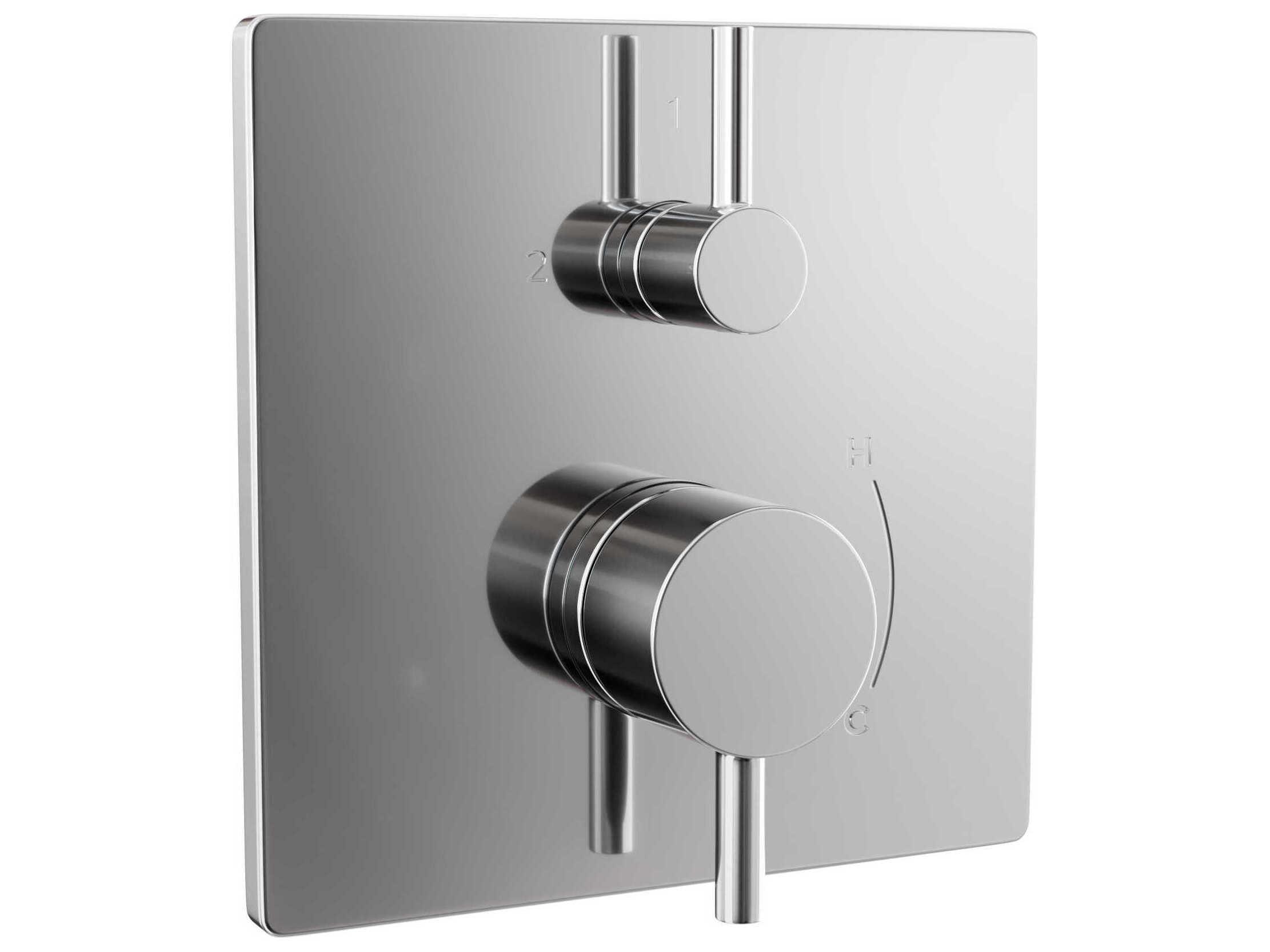 TOTO Square Pressure Balance Valve with Diverter Trim