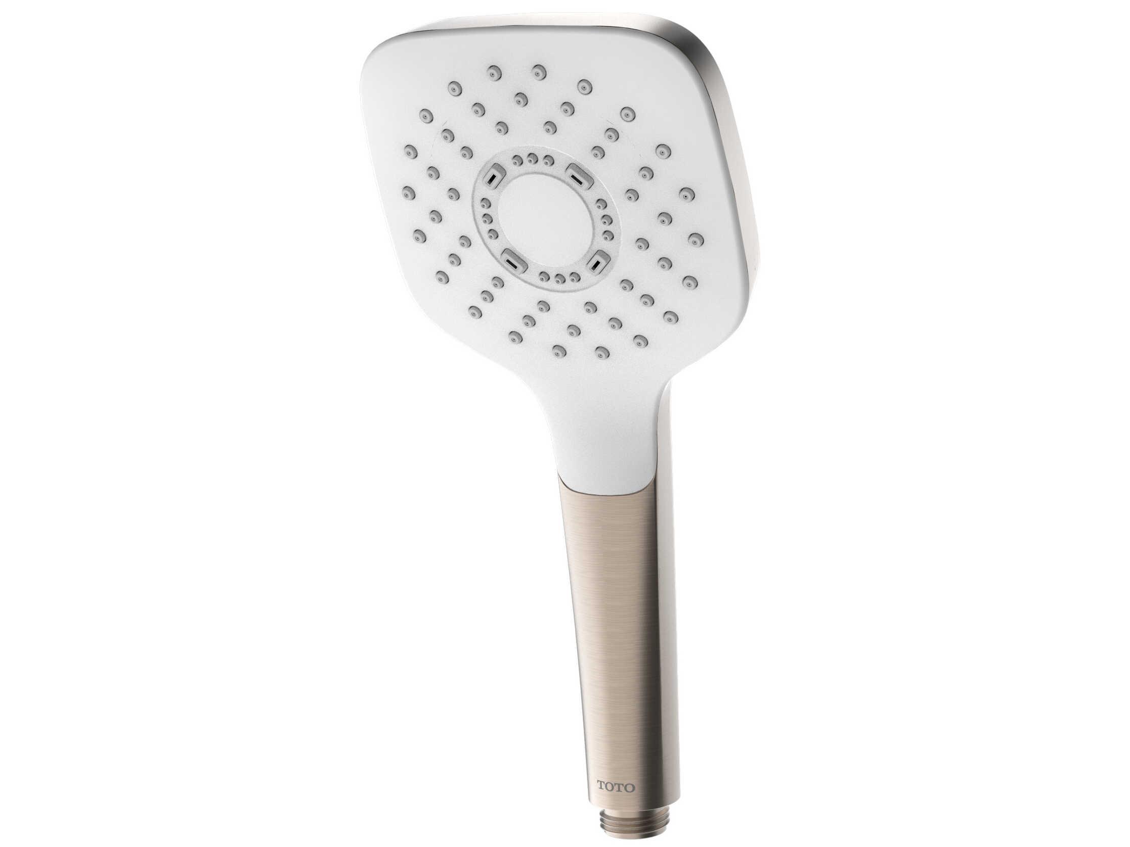 TOTO G-Series Single Spray 4" Square Handshower with Comfort Wave Technology