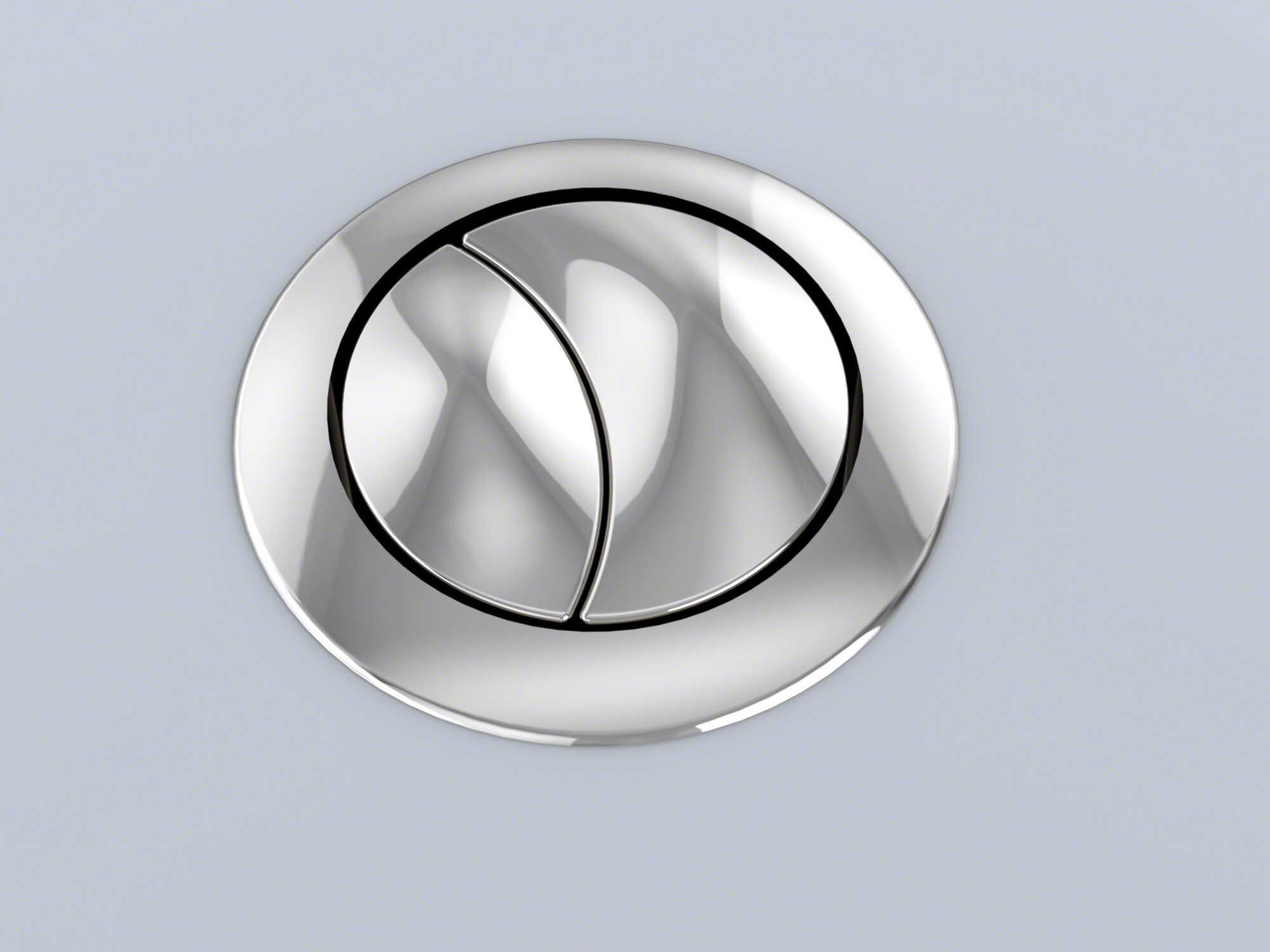 TOTO Aquia Polished Nickel Push Button