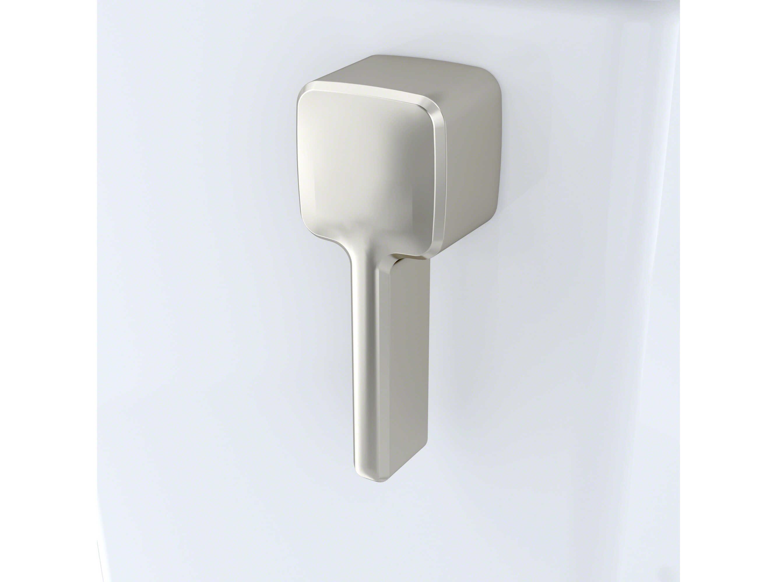 TOTO Brushed Nickel Left Hand Trip Lever with Spud and Mounting Nut