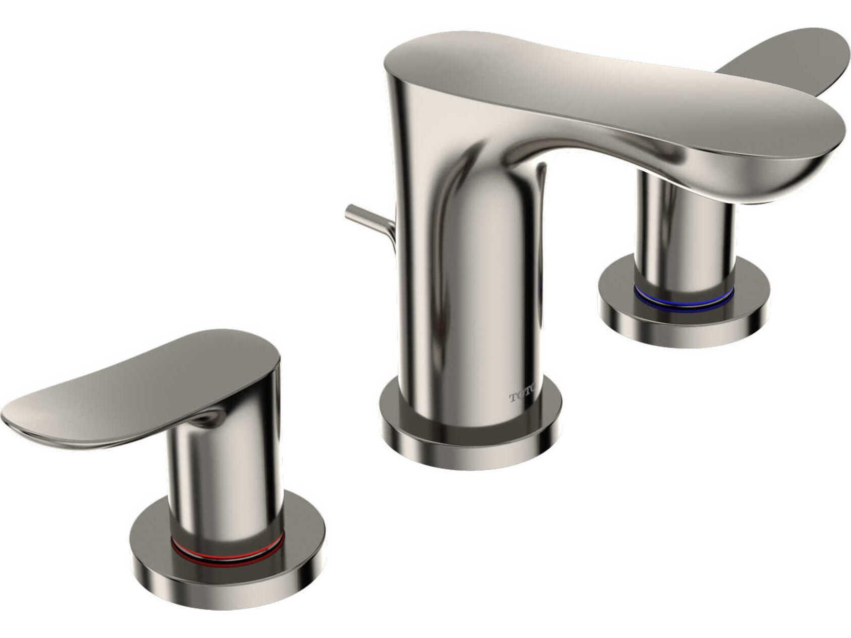 TOTO GO-Series Two Handle Widespread Bathroom Sink Faucet with Drain Assembly
