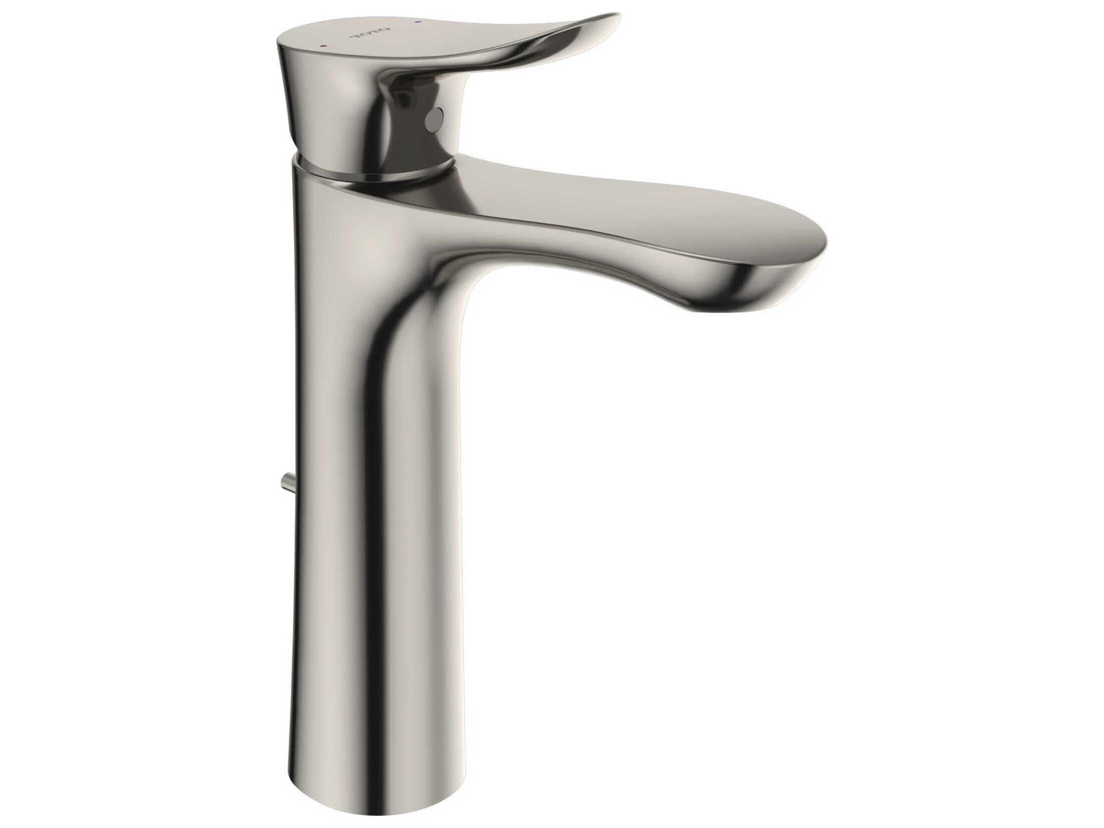 TOTO GO-Series Single Handle Semi-Vessel Bathroom Sink Faucet with Comfort Glide Technology