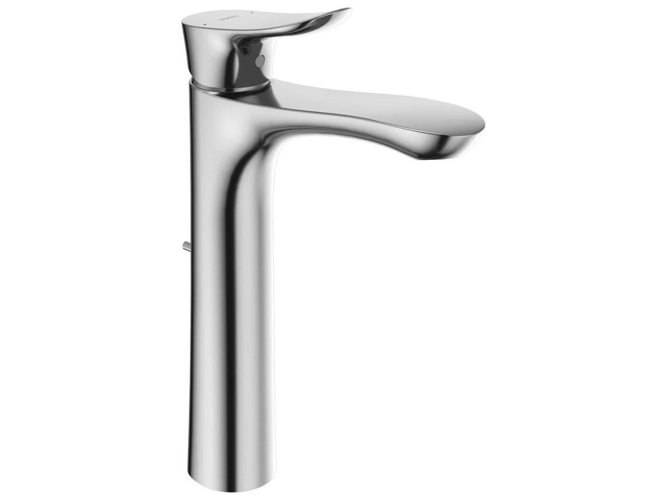 TOTO GO-Series Single Handle Vessel Bathroom Sink Faucet with Comfort Glide Technology