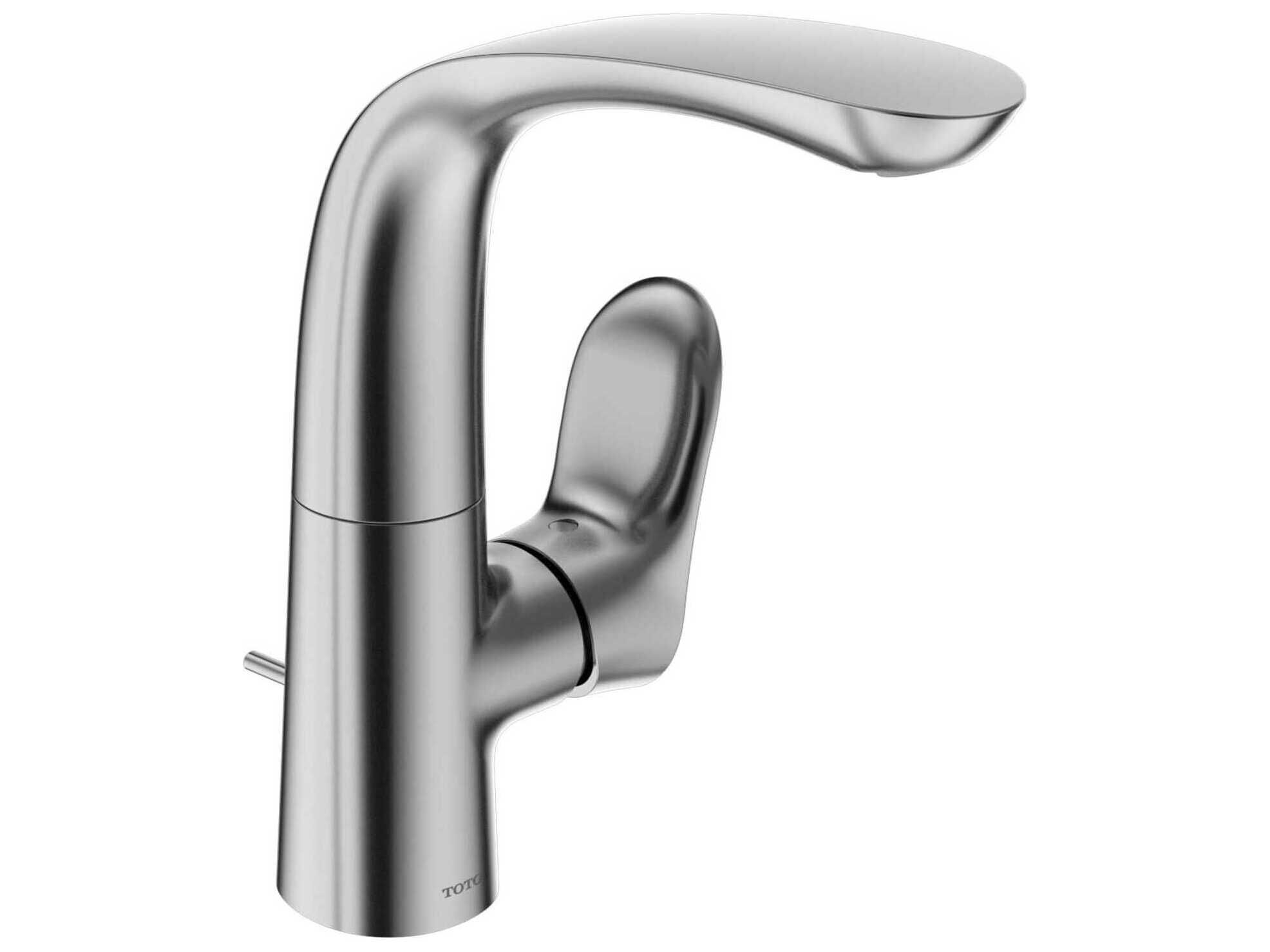 TOTO GO-Series Single Side-Handle Bathroom Sink Faucet with Comfort Glide Technology and Drain Assembly