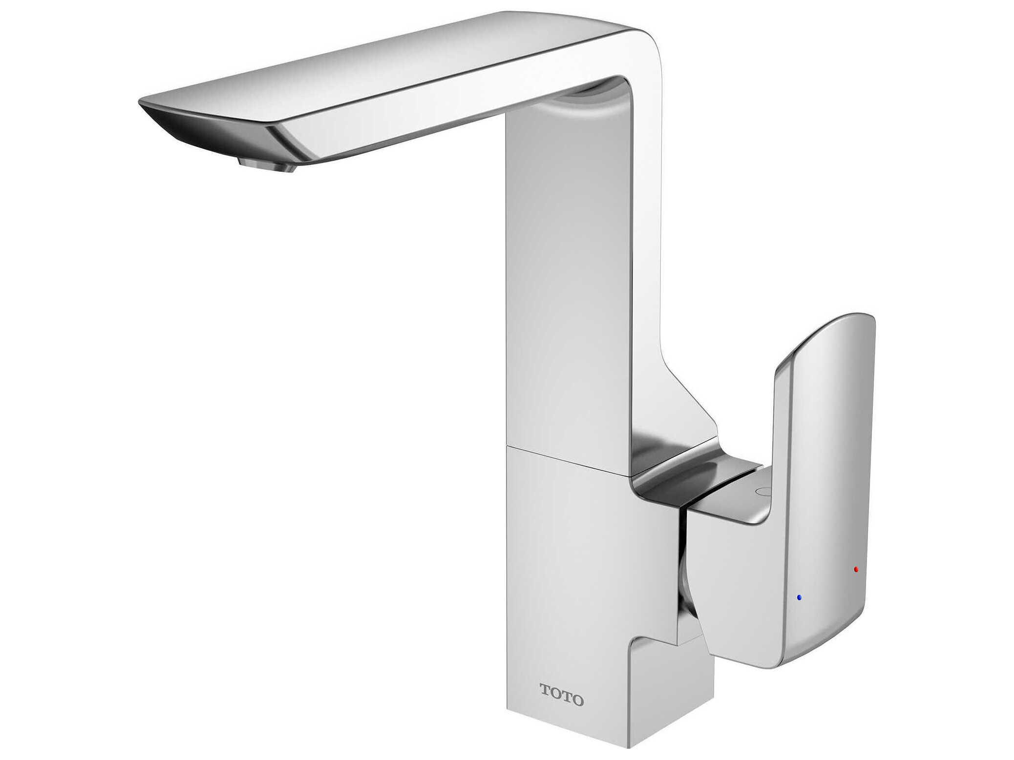 TOTO GR-Series Single Side Handle Bathroom Sink Faucet with Comfort Glide Technology and Drain Assembly