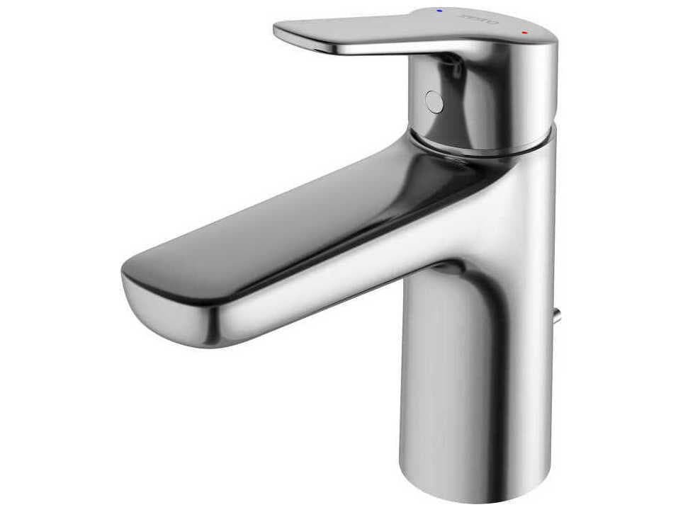 TOTO GS-Series Single Handle Bathroom Sink Faucet with Comfort Glide Technology and Drain Assembly