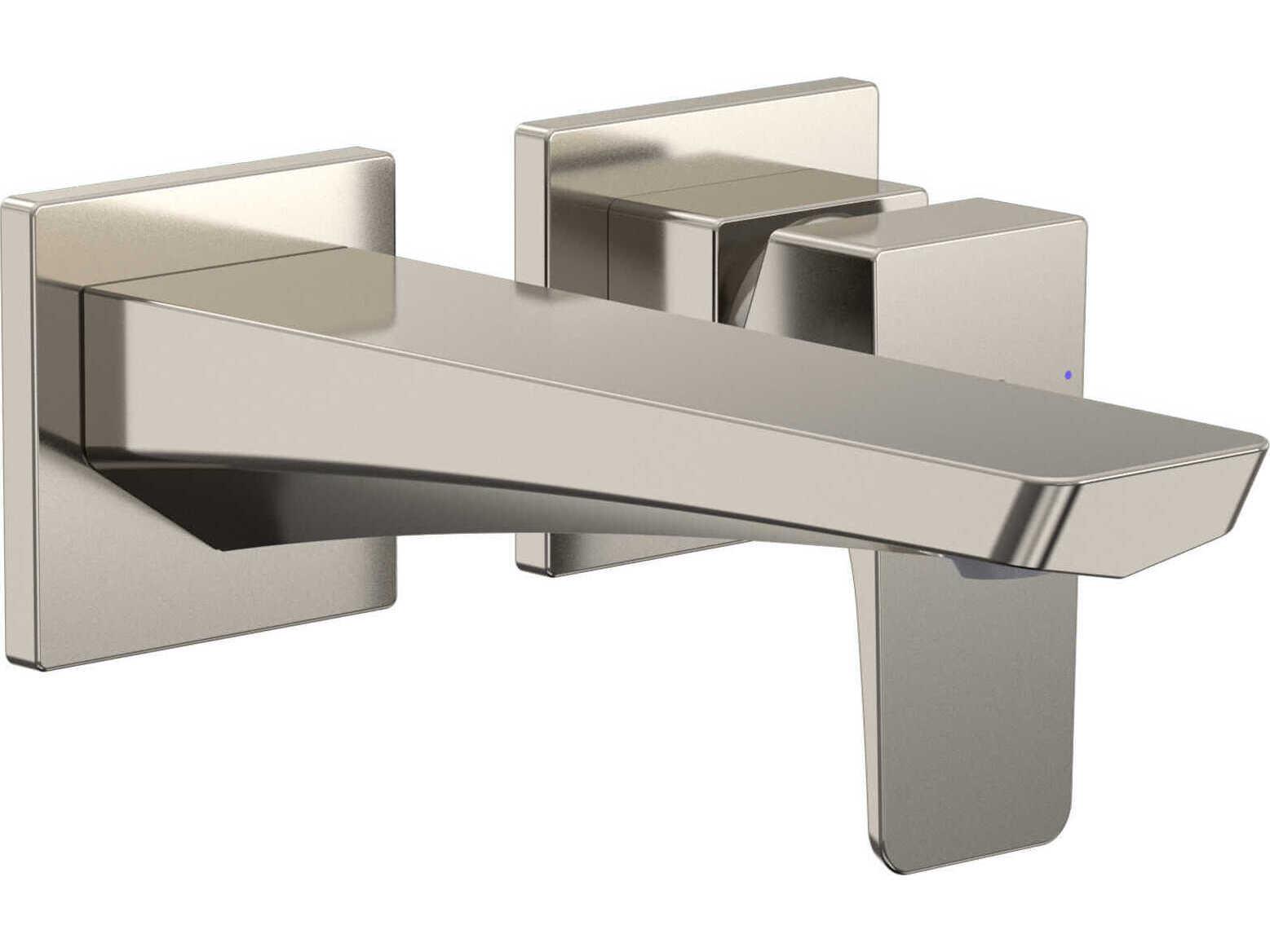 TOTO Global Edge Wall-Mount Single-Handle Bathroom Faucet with Comfort Glide Technology