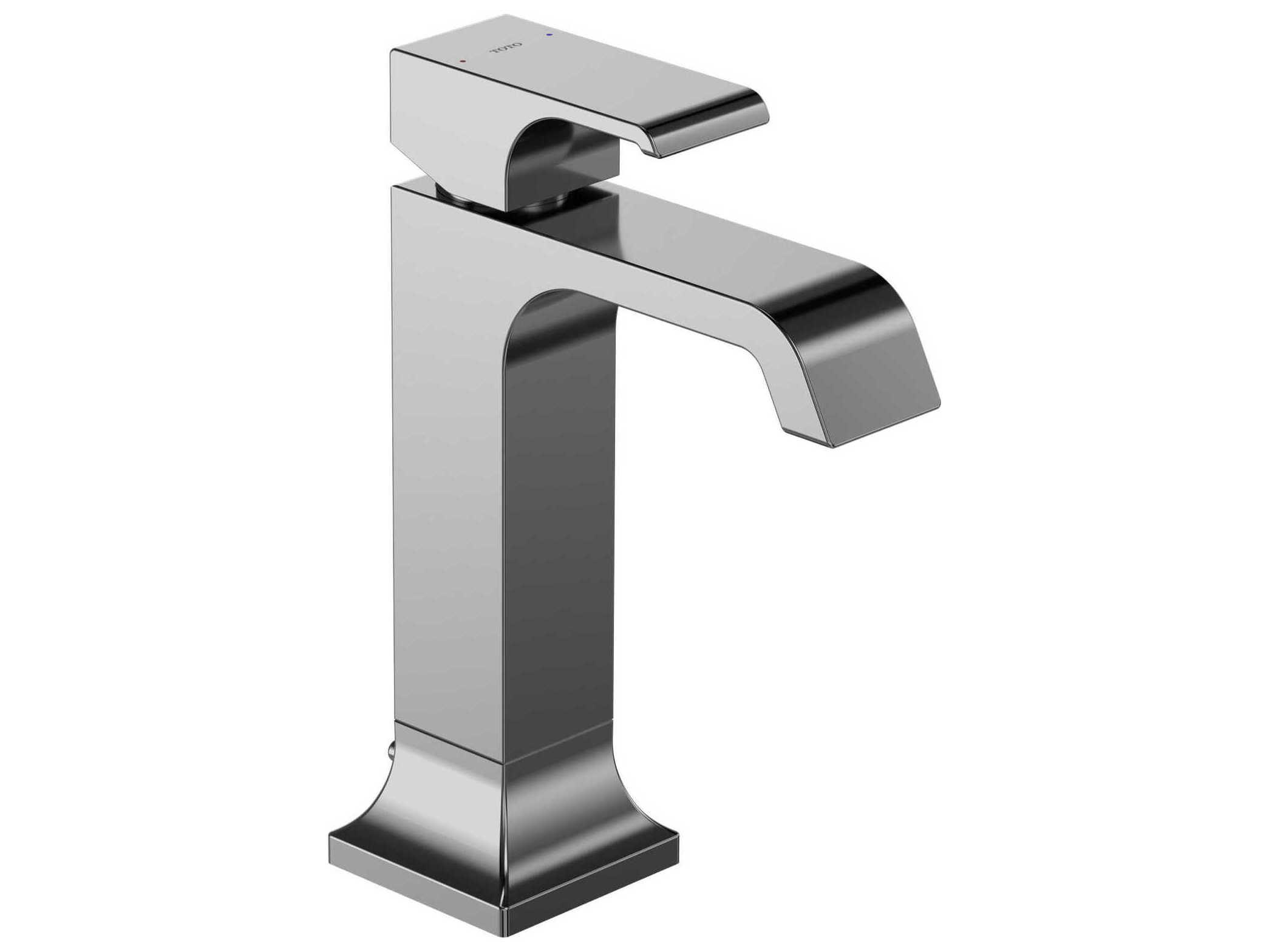TOTO Global Composed Single Handle Semi-Vessel Bathroom Sink Faucet with Comfort Glide Technology