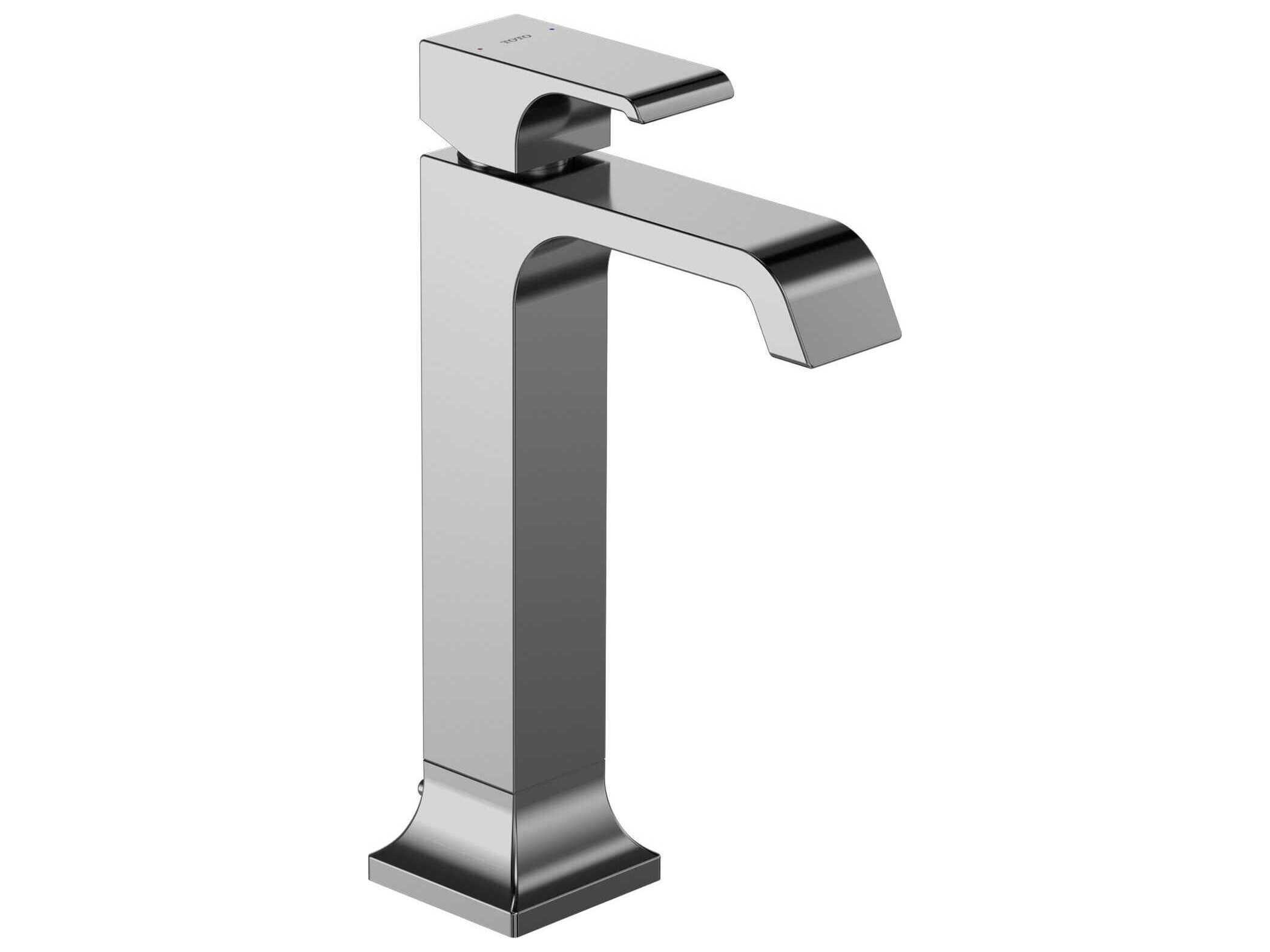 TOTO Global Composed Single Handle Vessel Bathroom Sink Faucet with Comfort Glide Technology