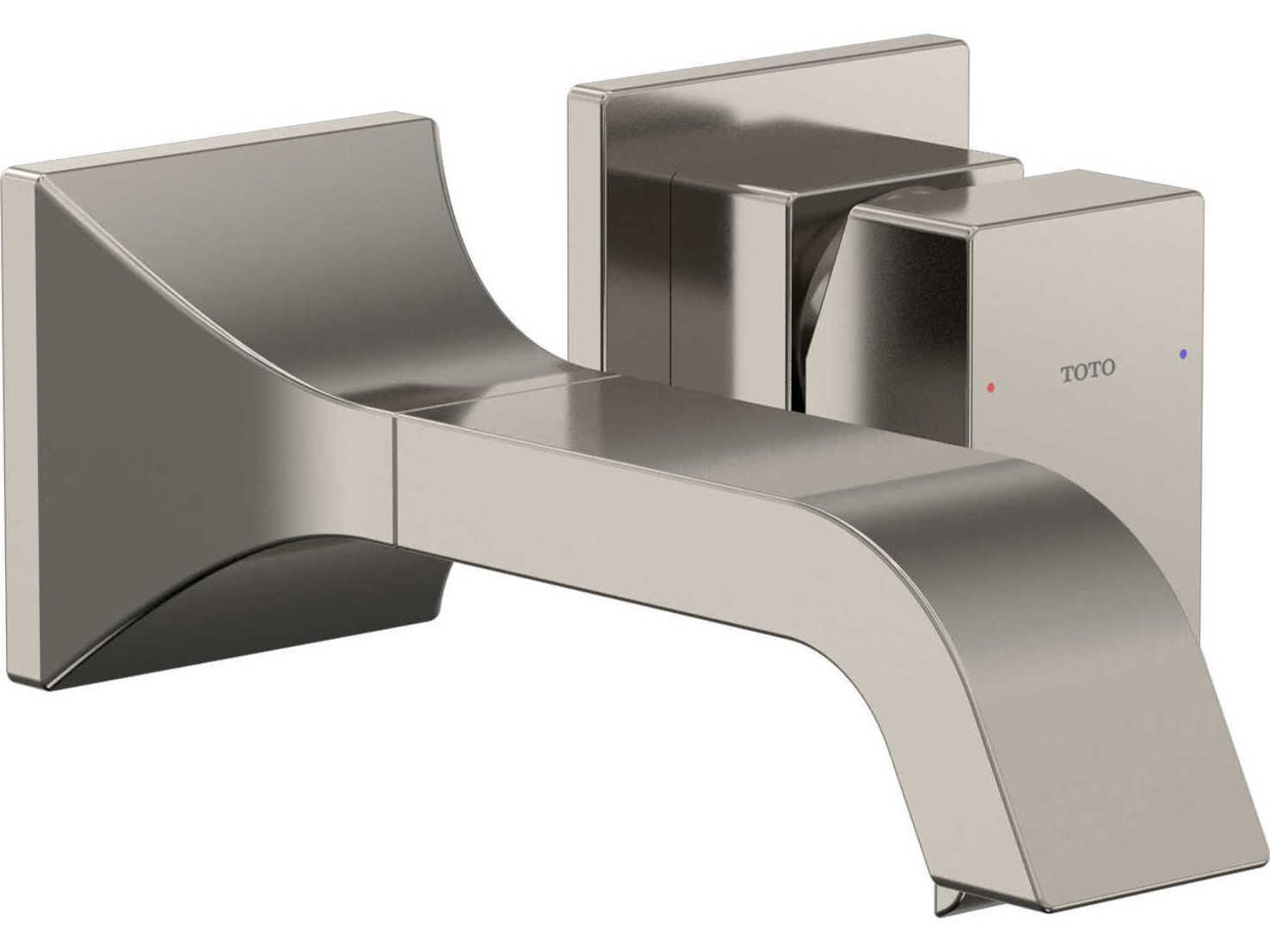 TOTO Global Composed Wall-Mount Single-Handle Bathroom Faucet with Comfort Glide Technology