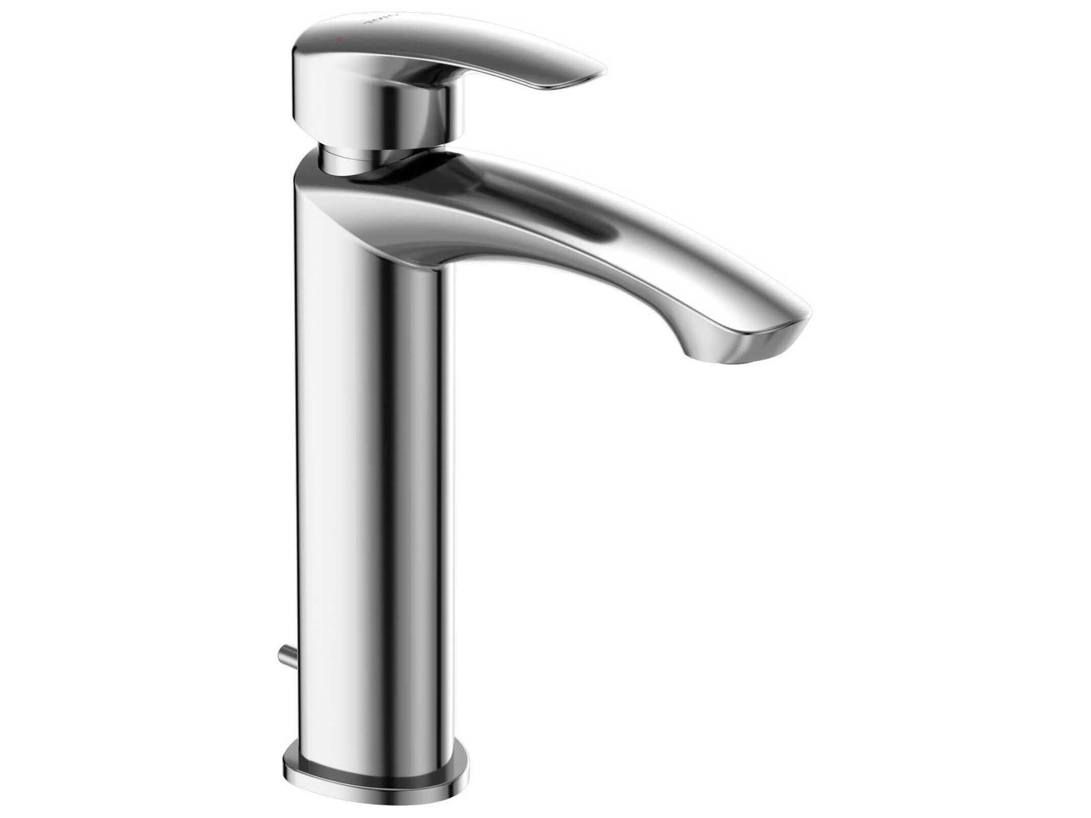 TOTO Global Majestic Single Handle Semi-Vessel Bathroom Sink Faucet with Comfort Glide Technology