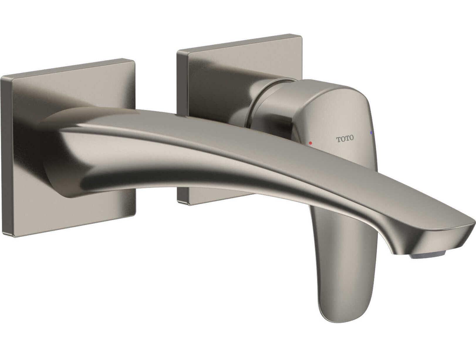 TOTO Global Majestic Wall-Mount Single-Handle Long Bathroom Faucet with Comfort Glide Technology