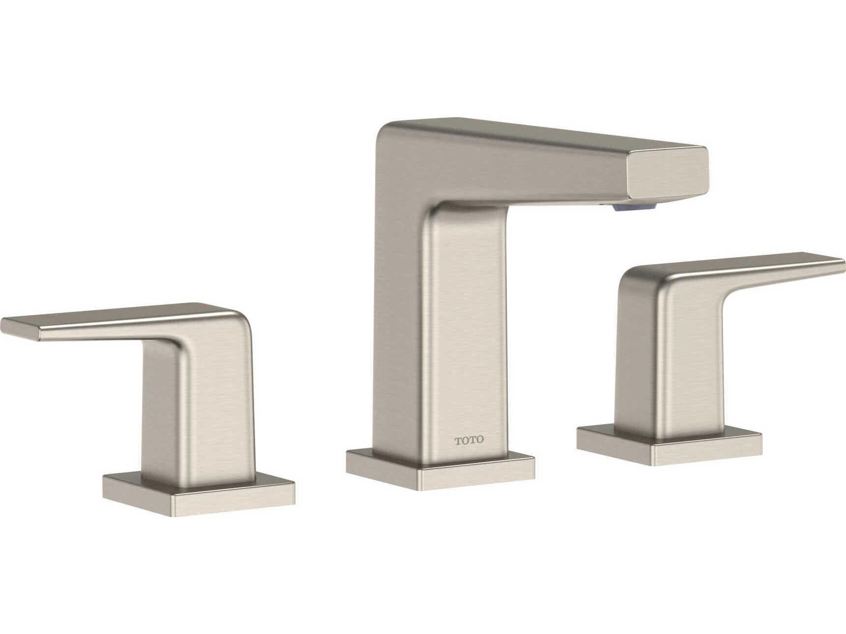 TOTO Global Balance Two Handle Widespread Bathroom Sink Faucet with Drain Assembly