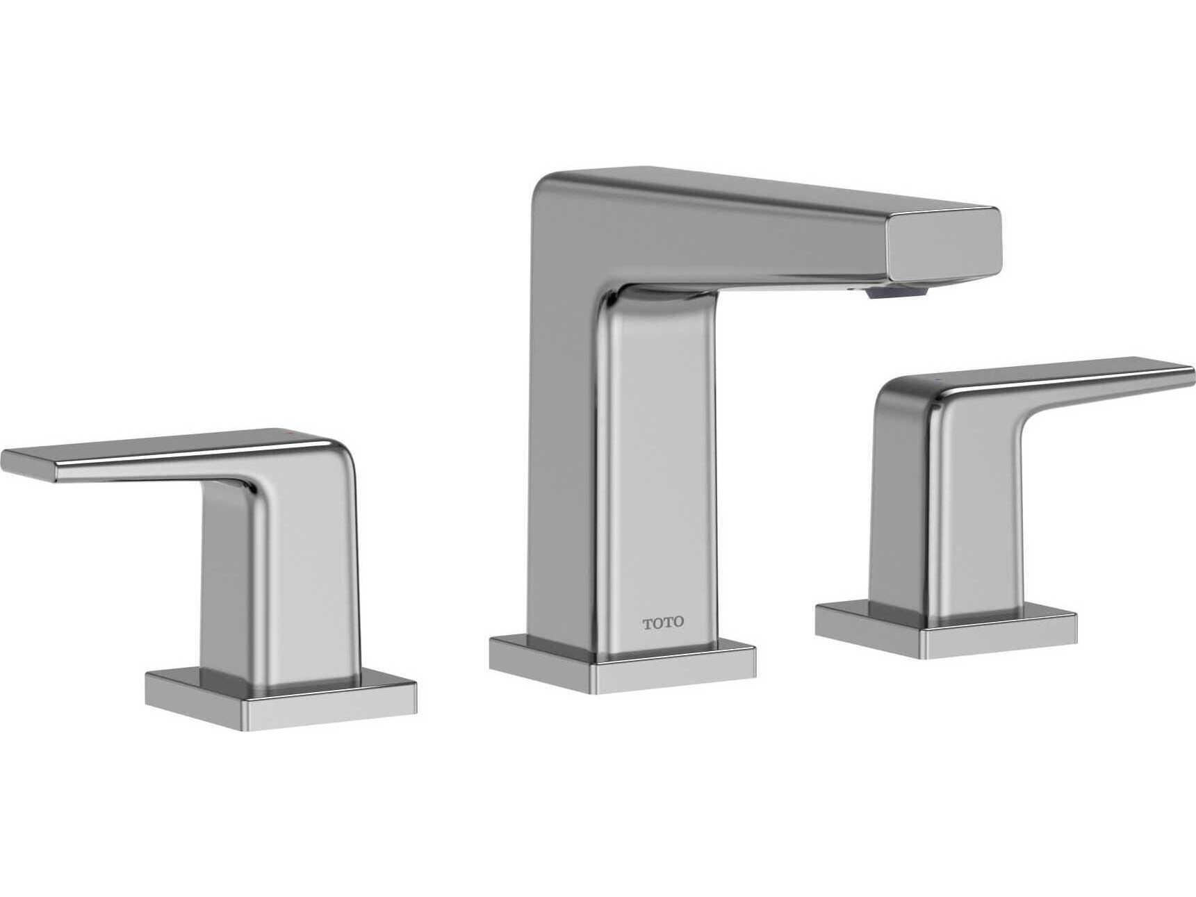 TOTO Global Balance Two Handle Widespread Bathroom Sink Faucet with Drain Assembly