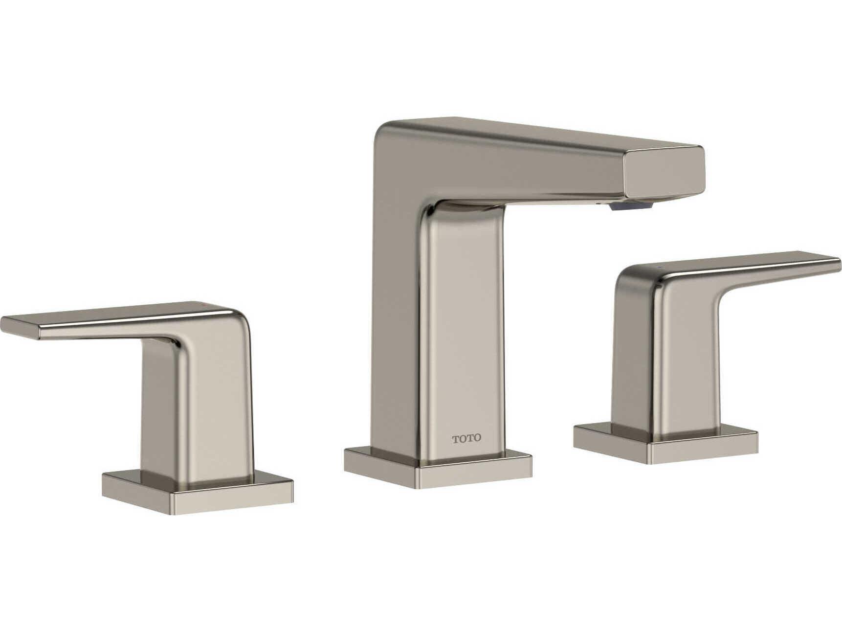 TOTO Global Balance Two Handle Widespread Bathroom Sink Faucet with Drain Assembly