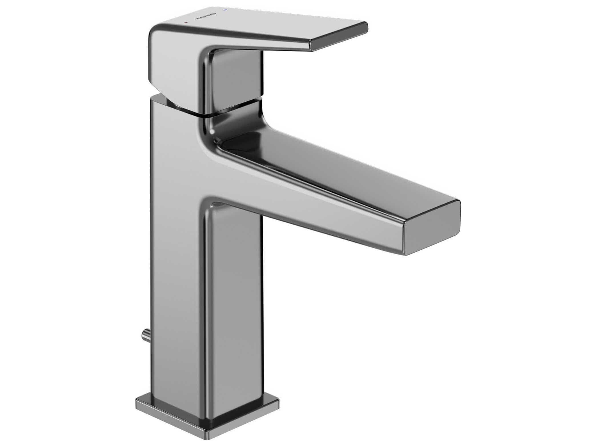 TOTO Global Balance Single Handle Bathroom Sink Faucet with Comfort Glide Technology and Drain Assembly