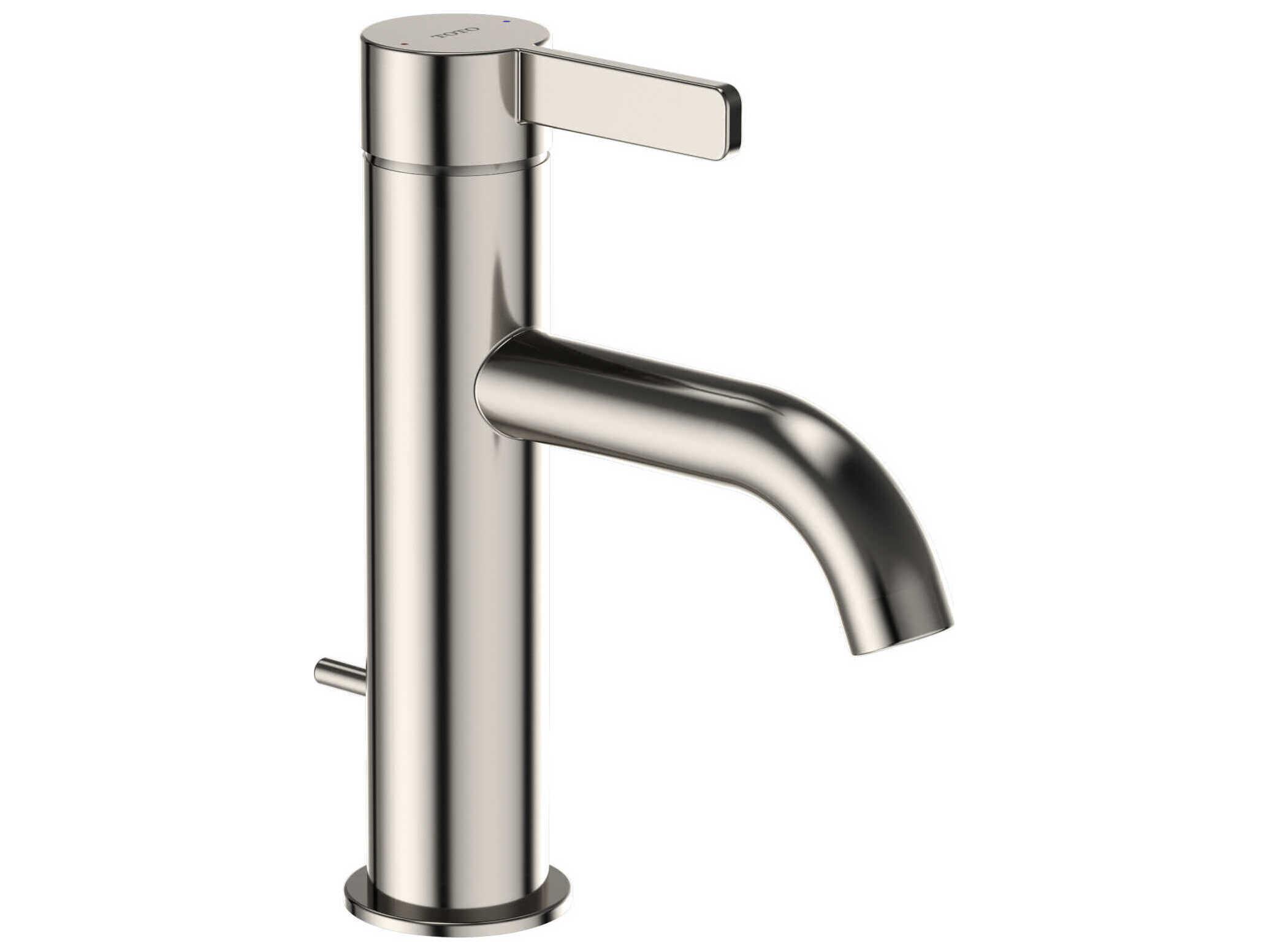 TOTO Global Fine Single Handle Bathroom Sink Faucet with Comfort Glide Technology and Drain Assembly