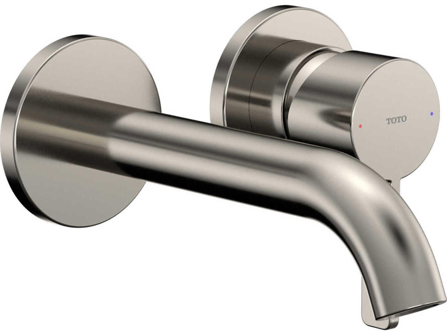 TOTO Global Fine Wall-Mount Single-Handle Bathroom Faucet with Comfort Glide Technology