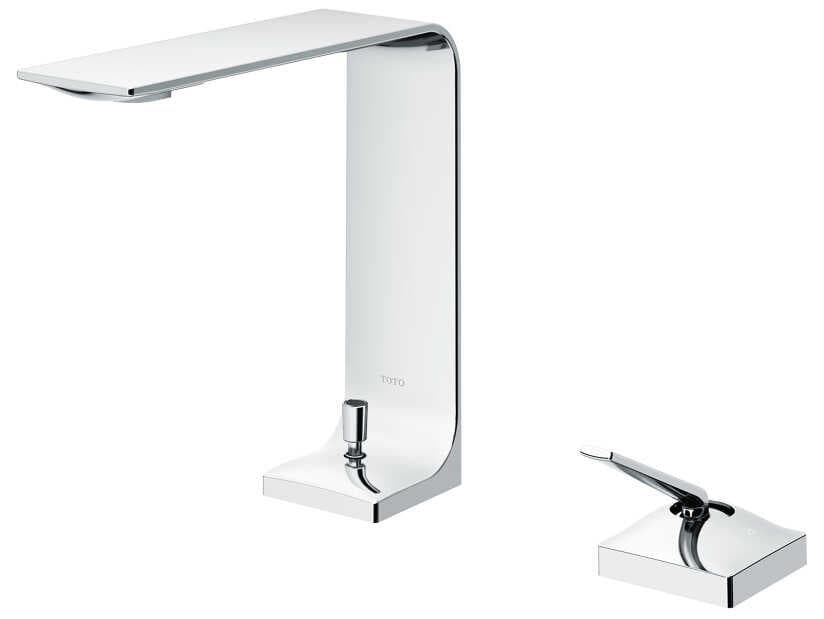 TOTO ZL-Series Single Handle Semi-Vessel Polished Chrome Bathroom Sink Faucet with Comfort Glide Technology