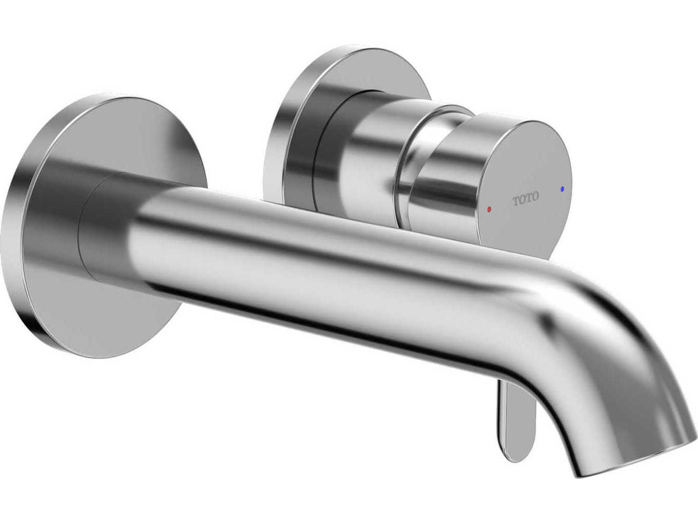 TOTO LB-Series Wall-Mount Single-Handle Polished Chrome Bathroom Sink Faucet