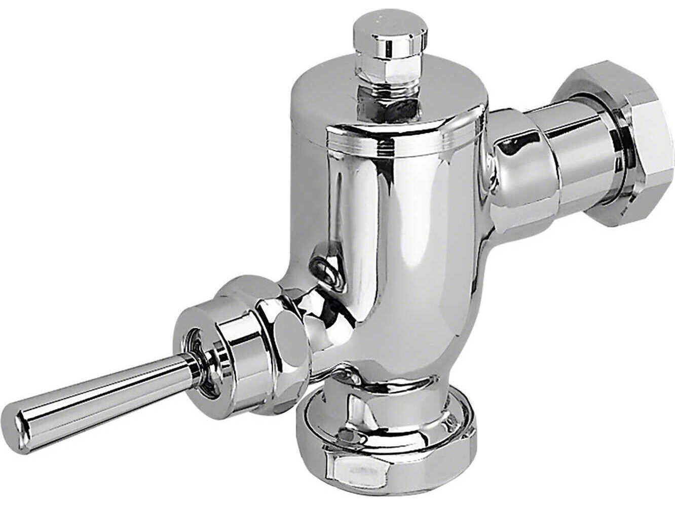 TOTO Polished Chrome Toilet Manual Commercial Flush Valve Only