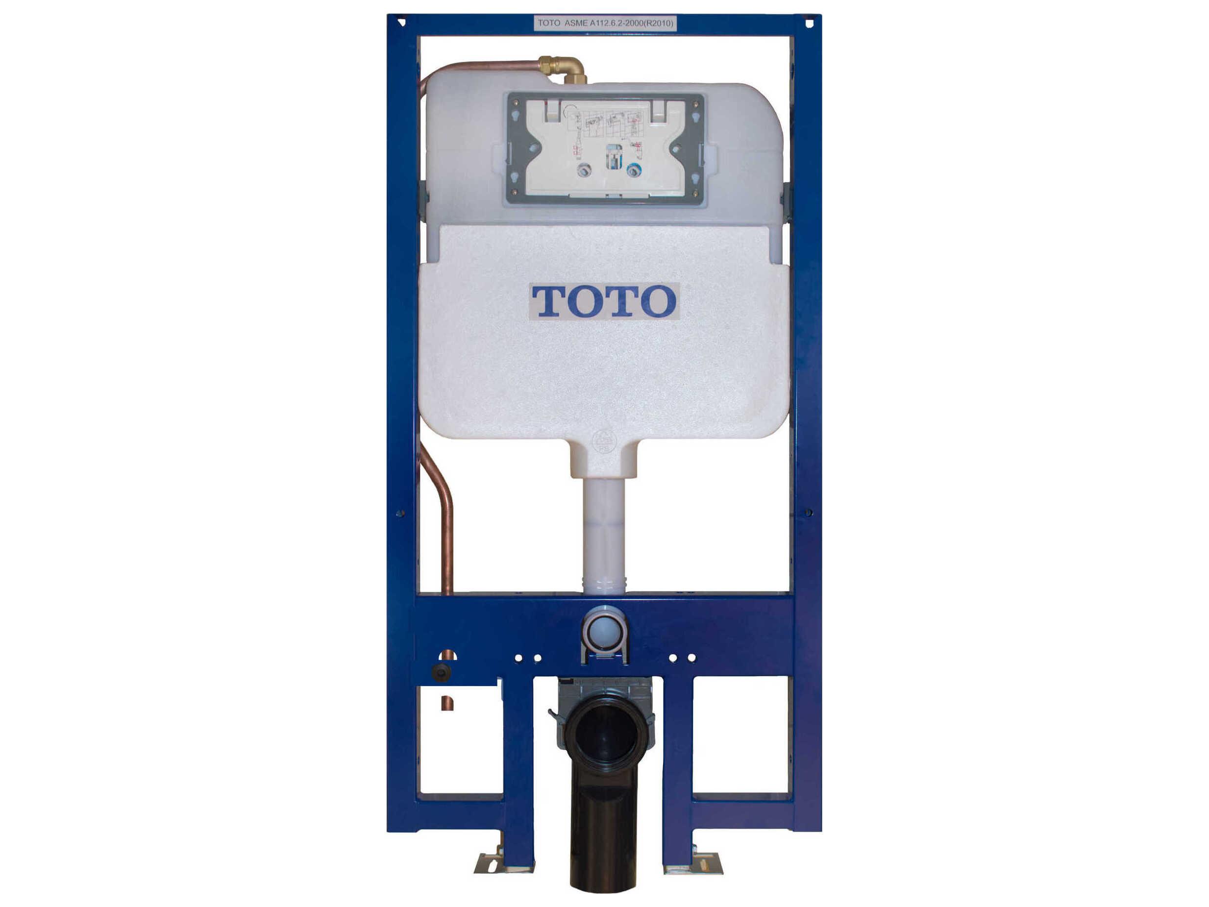 TOTO DuoFit In-Wall Toilet Tank with Dual-Max Dual-Flush System with Copper Supply