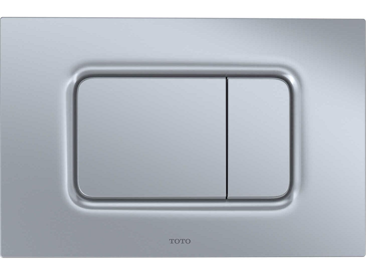 TOTO Dual Flush Rectangle Push Button Plate for Select DuoFit In-Wall Tank Unit