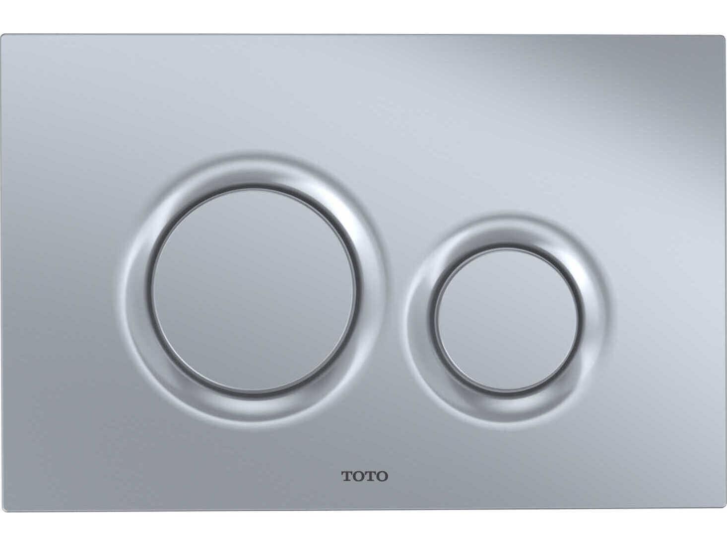 TOTO Dual Flush Round Push Button Plate for Select DuoFit In-Wall Tank Unit