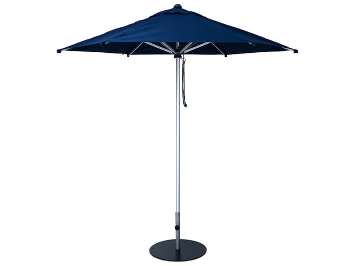 Tropitone Sombra Aluminum 9 Foot Hexagon Double Pulley Lift Umbrella