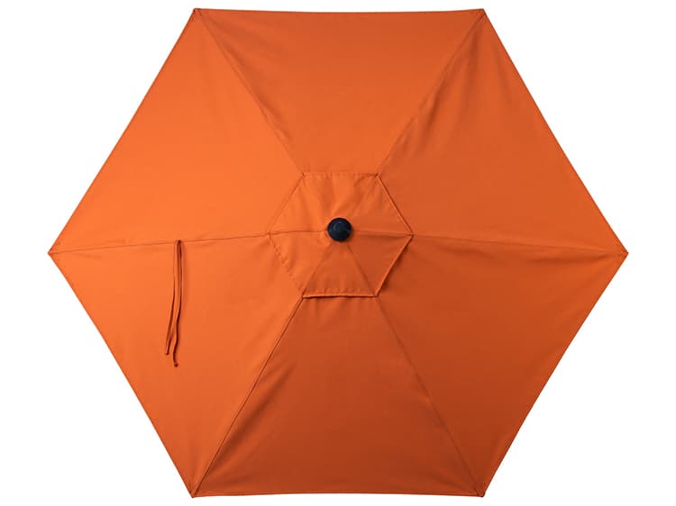 Tropitone Sombra Aluminum 11 Foot Hexagon Double Pulley Umbrella
