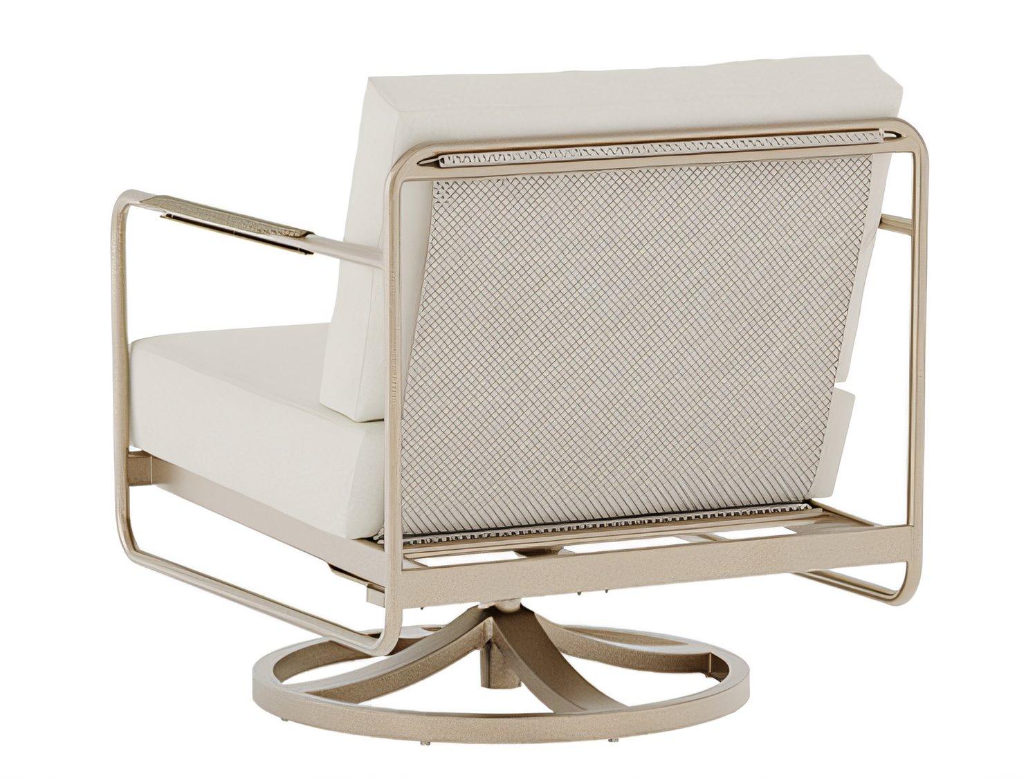 Tropitone Mirage Cushion Aluminum Swivel Lounge Chair