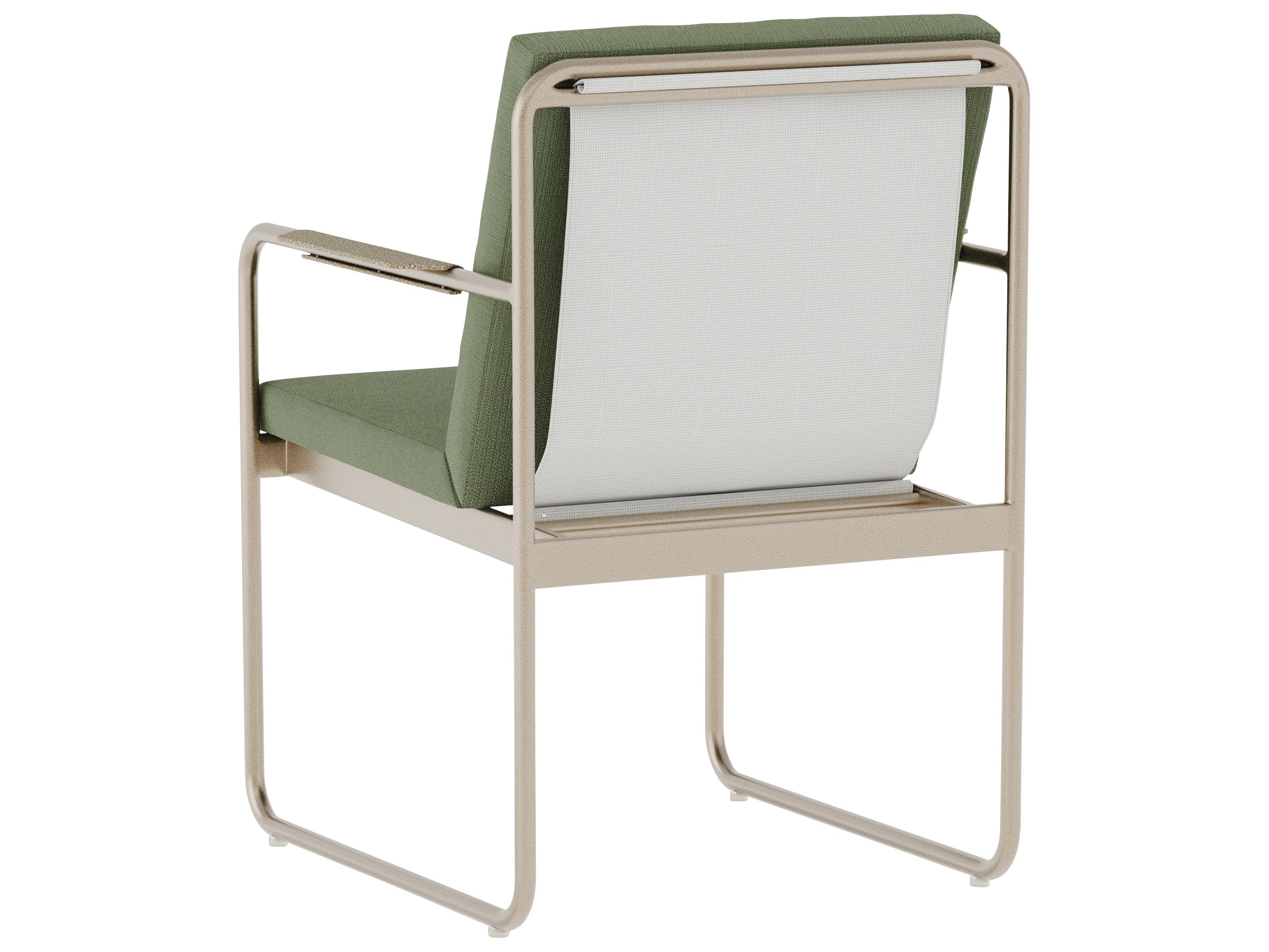 Tropitone Mirage Cushion Aluminum Dining Arm Chair