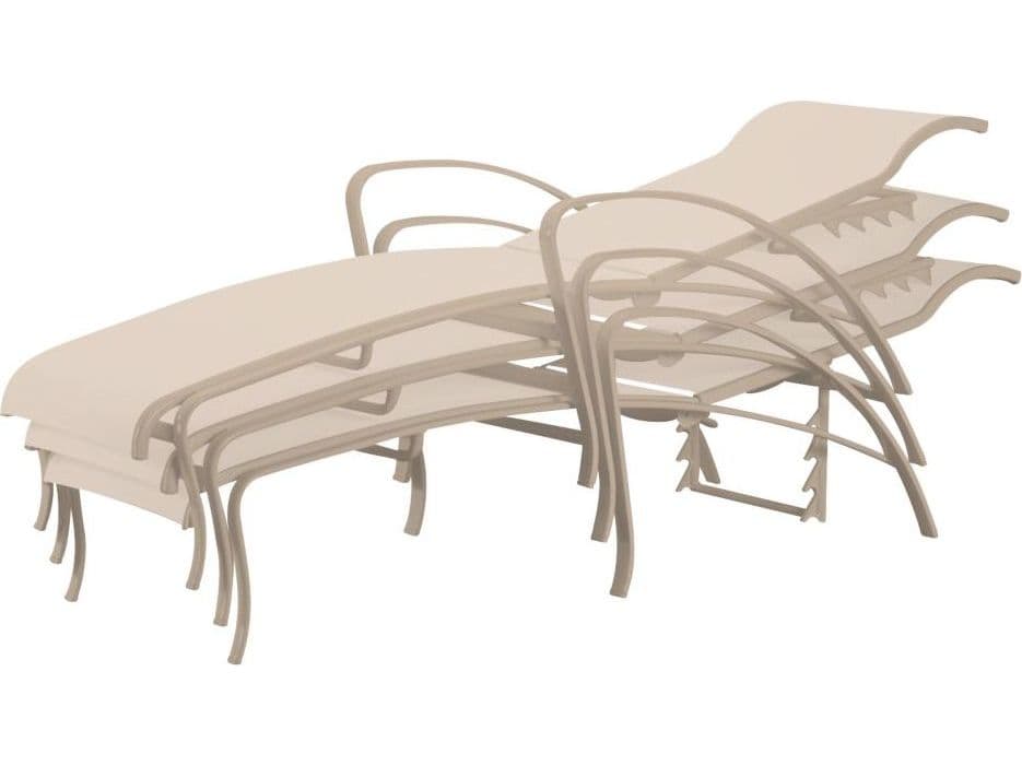Tropitone Shoreline Sling Aluminum Outdoor Patio Chaise Lounge