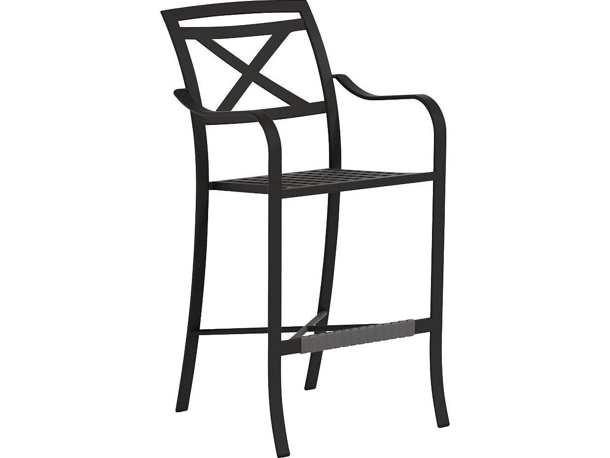 Tropitone Catalina Cast Aluminum Bar Stool X Back