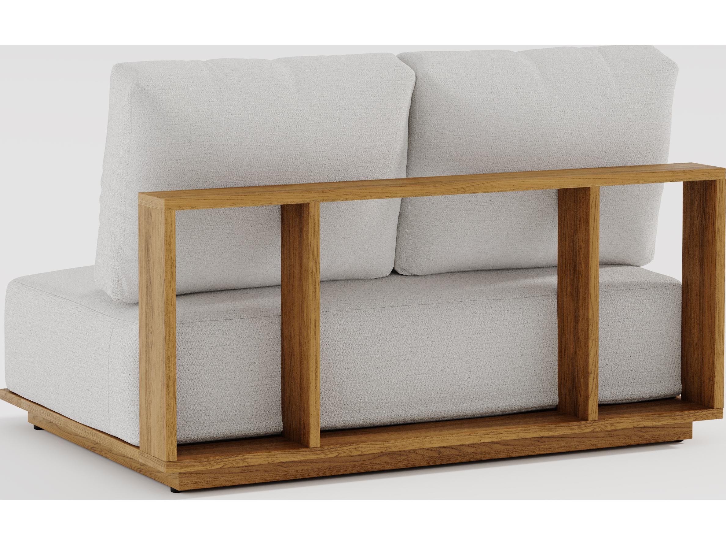 Tropitone Teak Cushion Arlo Modular Loveseat