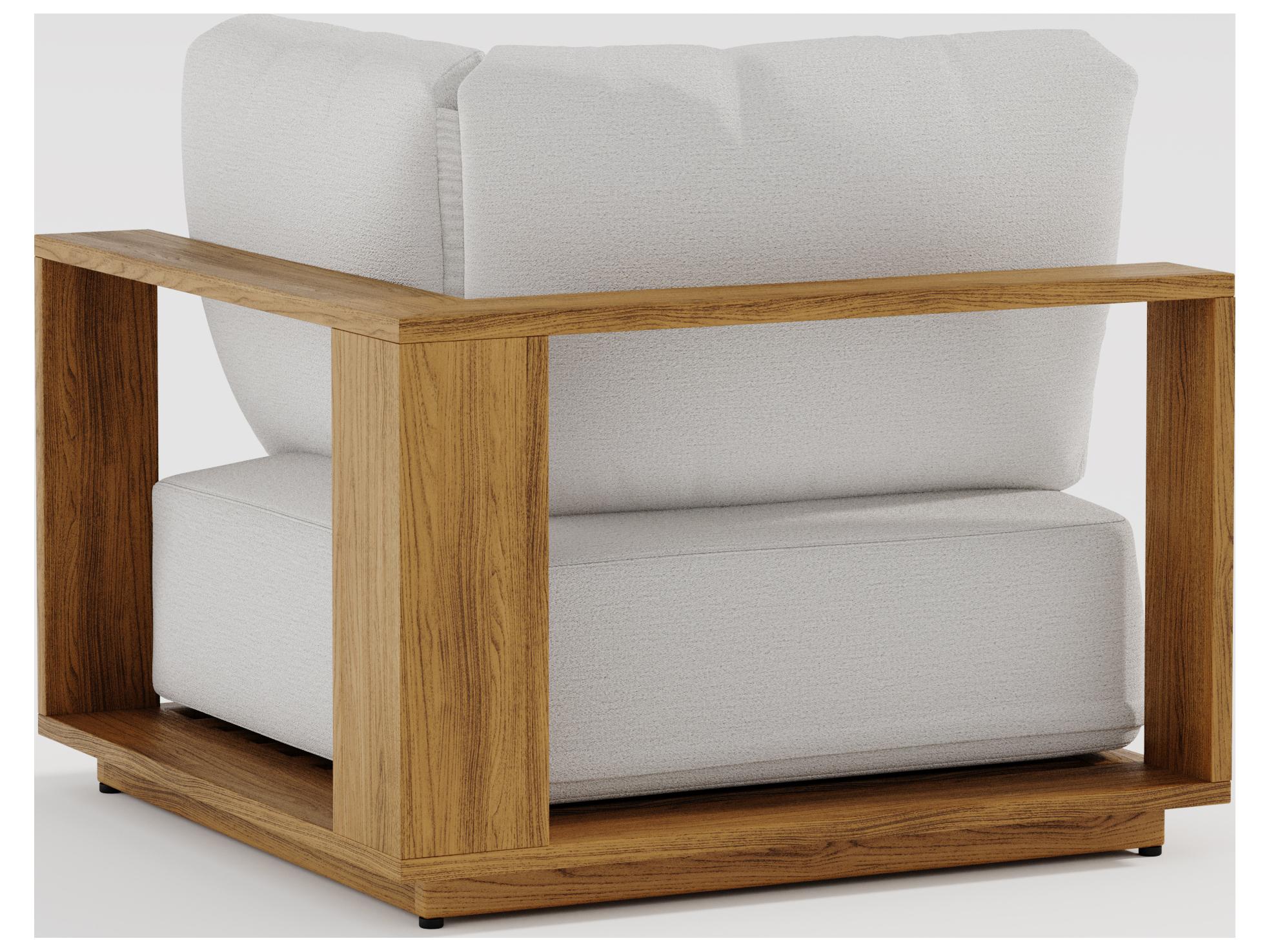 Tropitone Teak Cushion Arlo Square Corner Lounge Chair