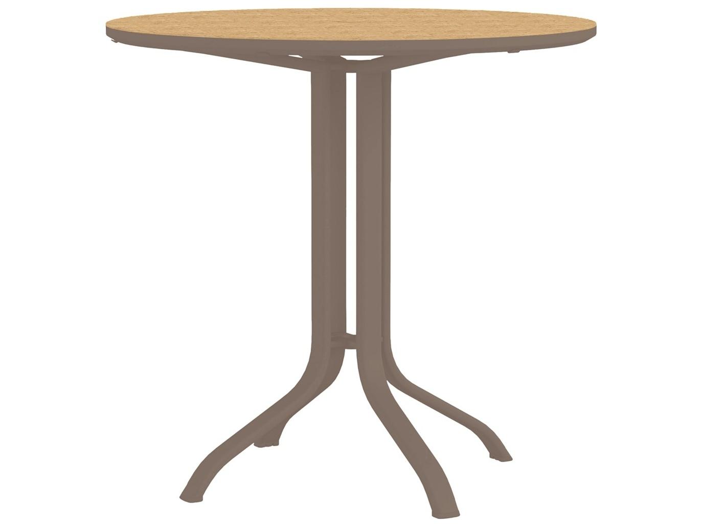 Tropitone Horizon Positano   Pedestal Bar Umbrella Table