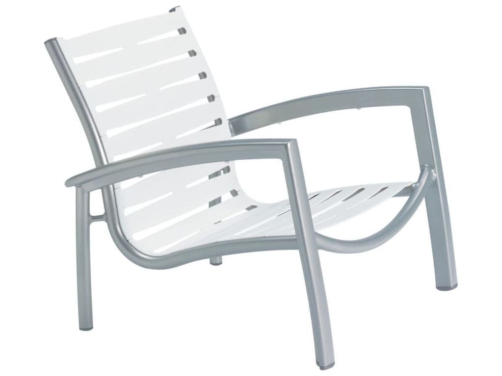 Tropitone South Beach Ribbon Aluminum Spa Patio Lounge Chair