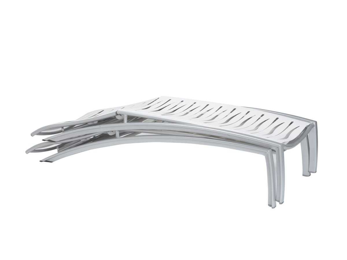 Tropitone South Beach Ribbon Aluminum Outdoor Chaise Lounge