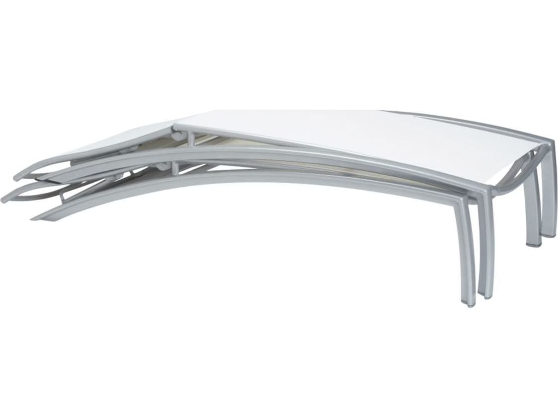 Tropitone South Beach Relaxed Sling Aluminum Outdoor Patio Lounge Set