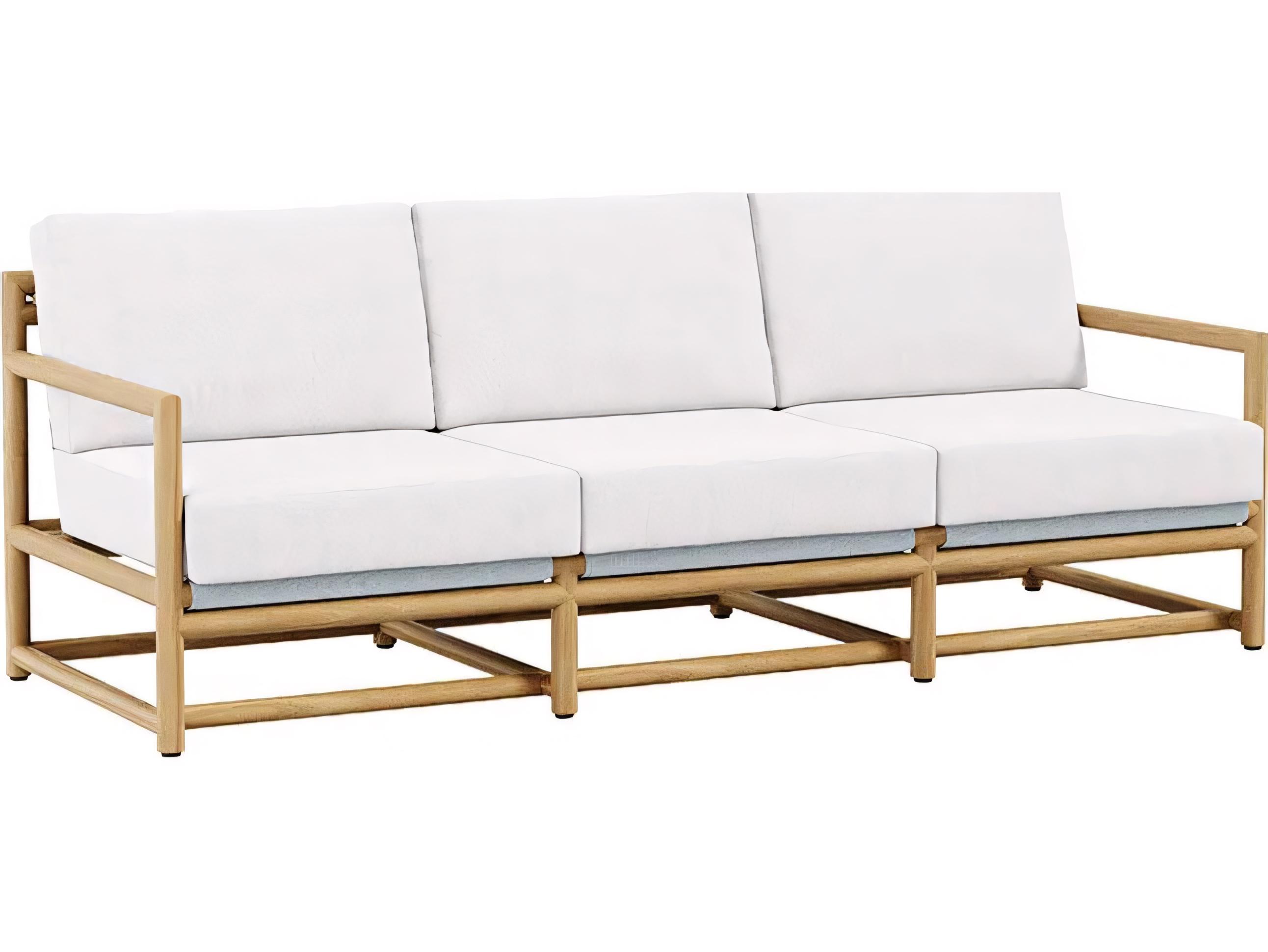 Tropitone Stowe Teak Sofa with Cushion