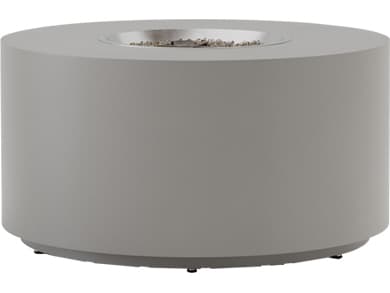 Tropitone Huntington Aluminum Round Fire Pit Table