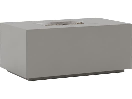 Tropitone Huntington Aluminum Rectangular Fire Pit Table