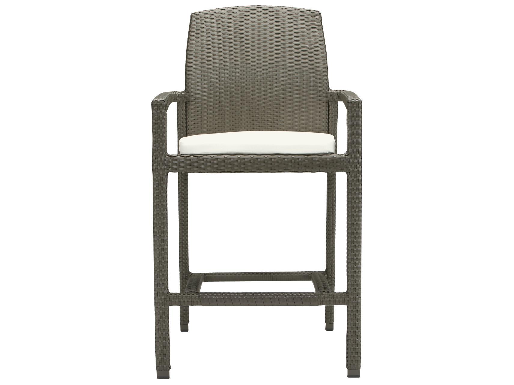 Tropitone Evo Woven Cushion Outdoor Patio Bar Stool