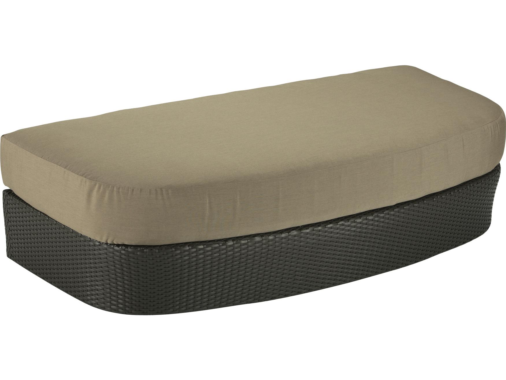 Tropitone Evo Woven Wicker Patio Ottoman